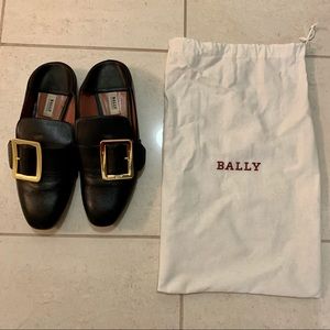 Bally Janelle Collapsible-Counter Slippers - Black